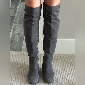 Gianvito Rossi over the knee suede boots sz 7